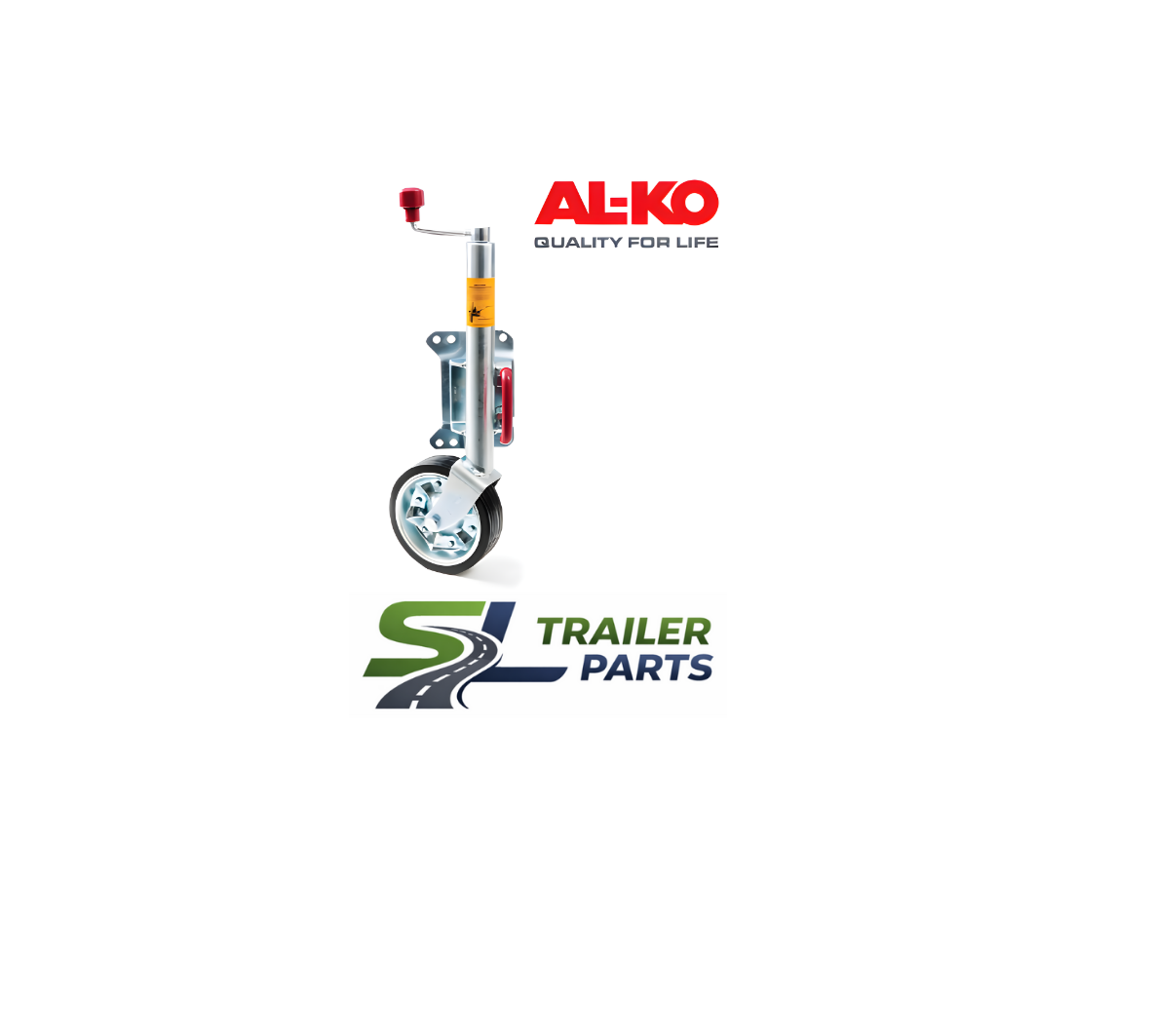 ALKO 8” Swing Up Jockey Wheel