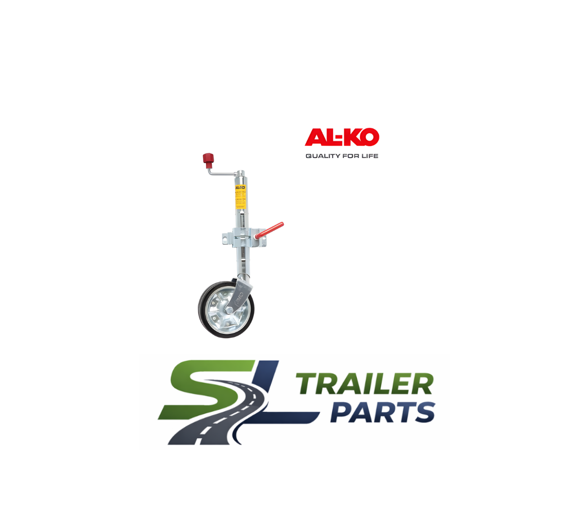 Alko 8 Inch Jockey Wheel with Clamp – Model 628100